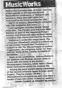 Evening Times Musicworks